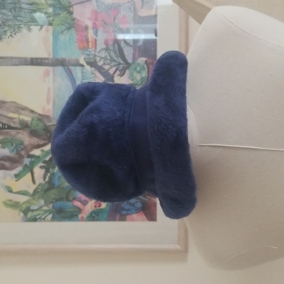 Vintage Blue Mohair Hat - Picture 2 of 4
